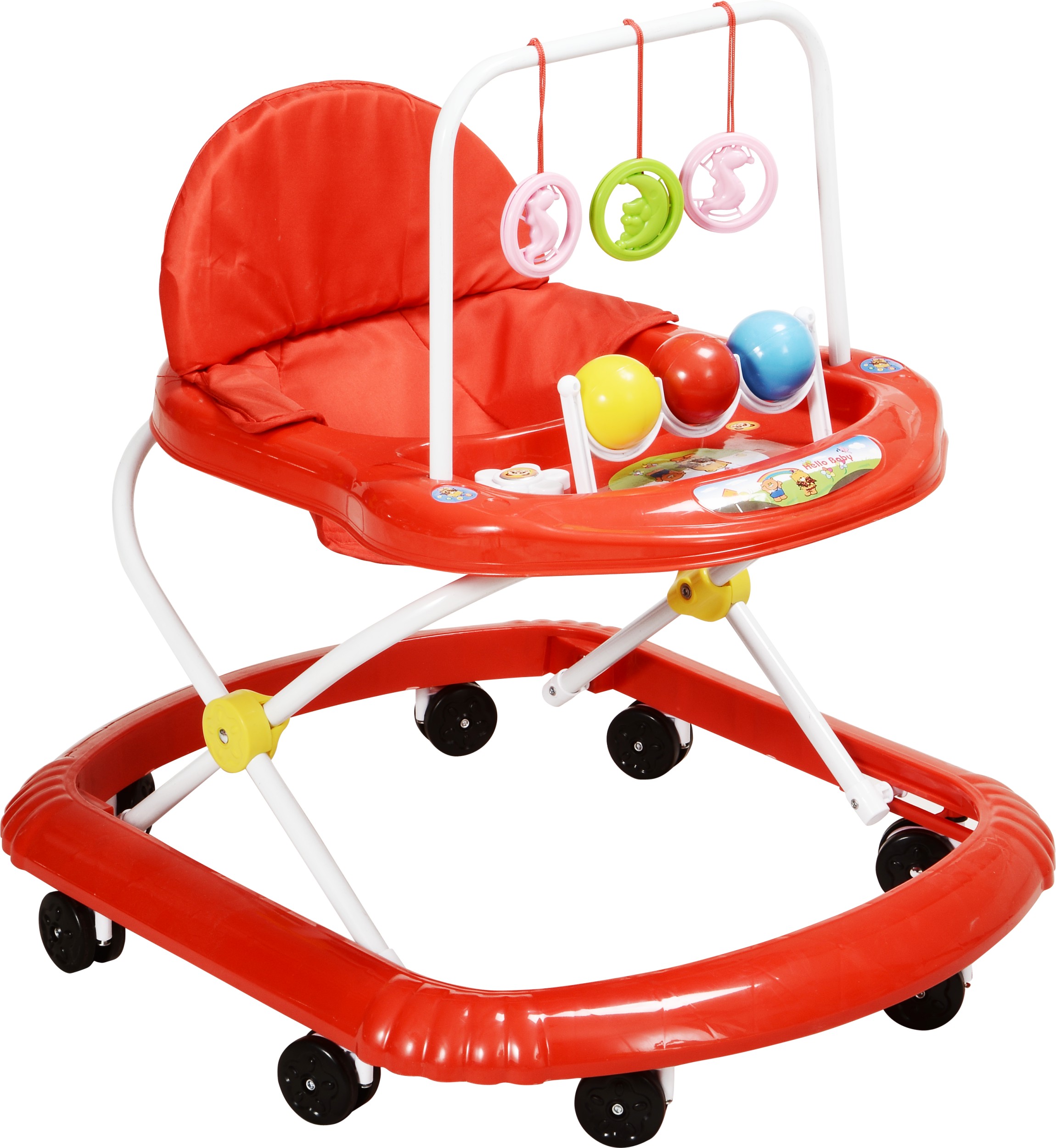Hot model with simple music toy baby walker
