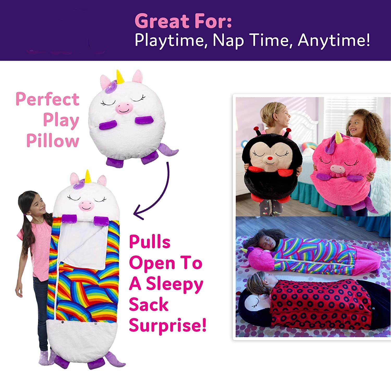 Hot sale soft plush vacuum package kids pillow & s
