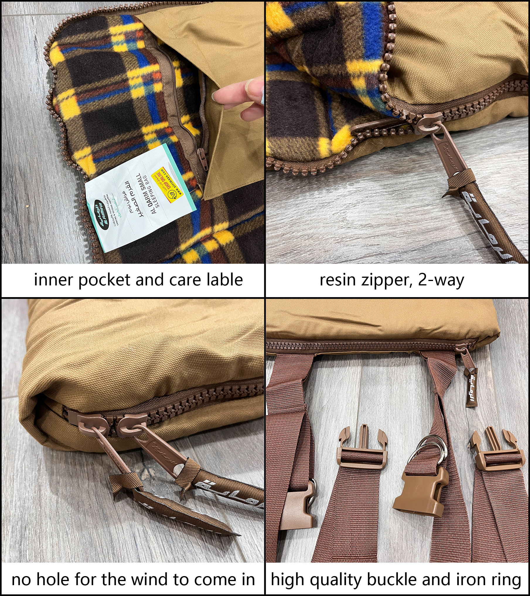 High Grade 3kg Cotton Canvas Sleeping Bag for Chil
