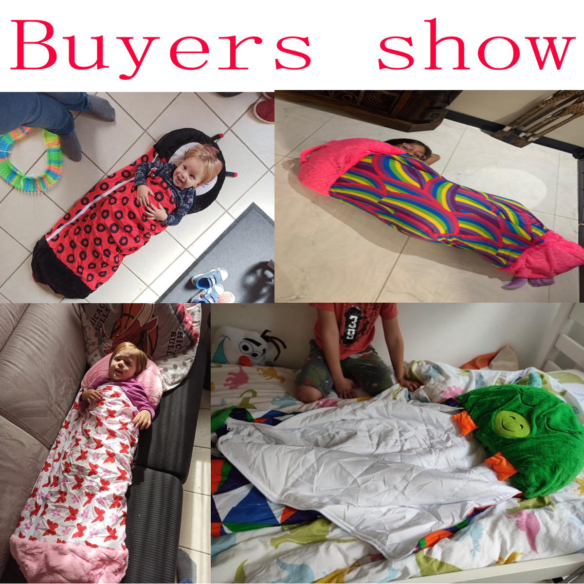 Customized Cartoon Animal Children Kids Plush Slee