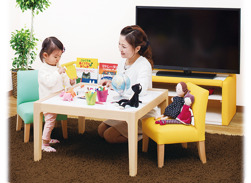 Wooden Table Chair Korea Made in Japan Hot Sales Children Baby Education Training Room Parents Desig