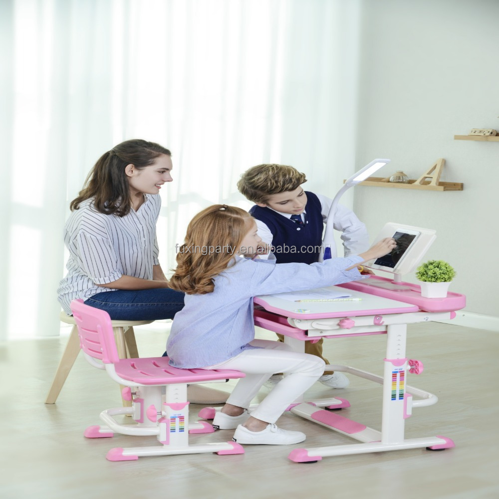 hot assemble study high quality desk ,kids change 