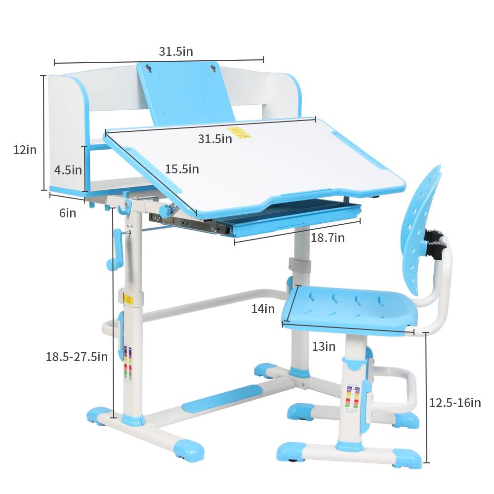 Children Study Furniture Ergonomic Study Chair Mul