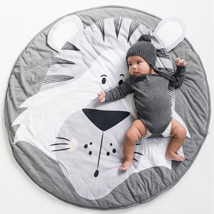 Anti-slip Cartoon Animal Baby Play mat Cotton Kids