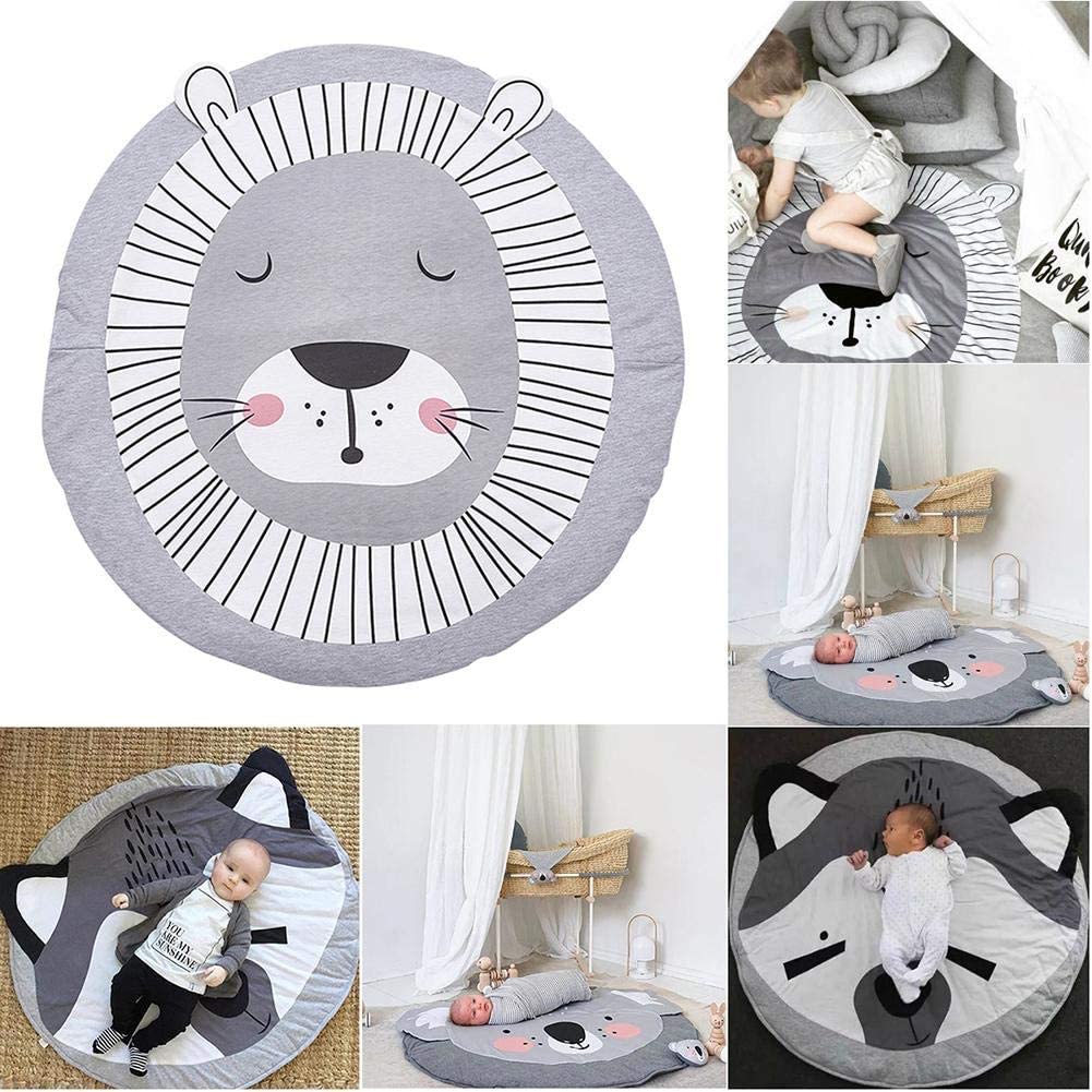 Anti-slip Cartoon Animal Baby Play mat Cotton Kids