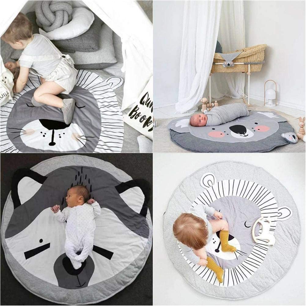Anti-slip Cartoon Animal Baby Play mat Cotton Kids