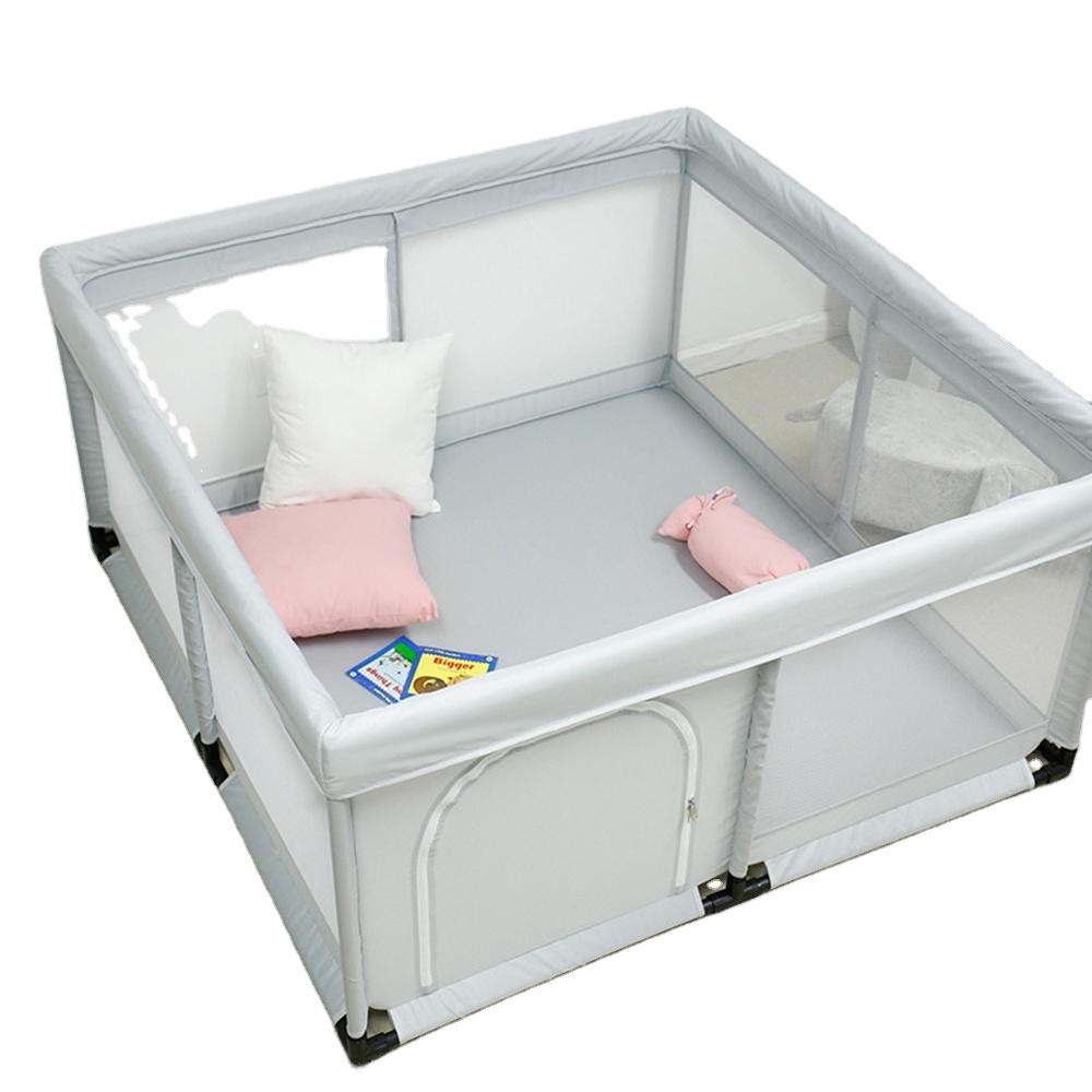 High quality Folding Gray Portable Kids Playpen st