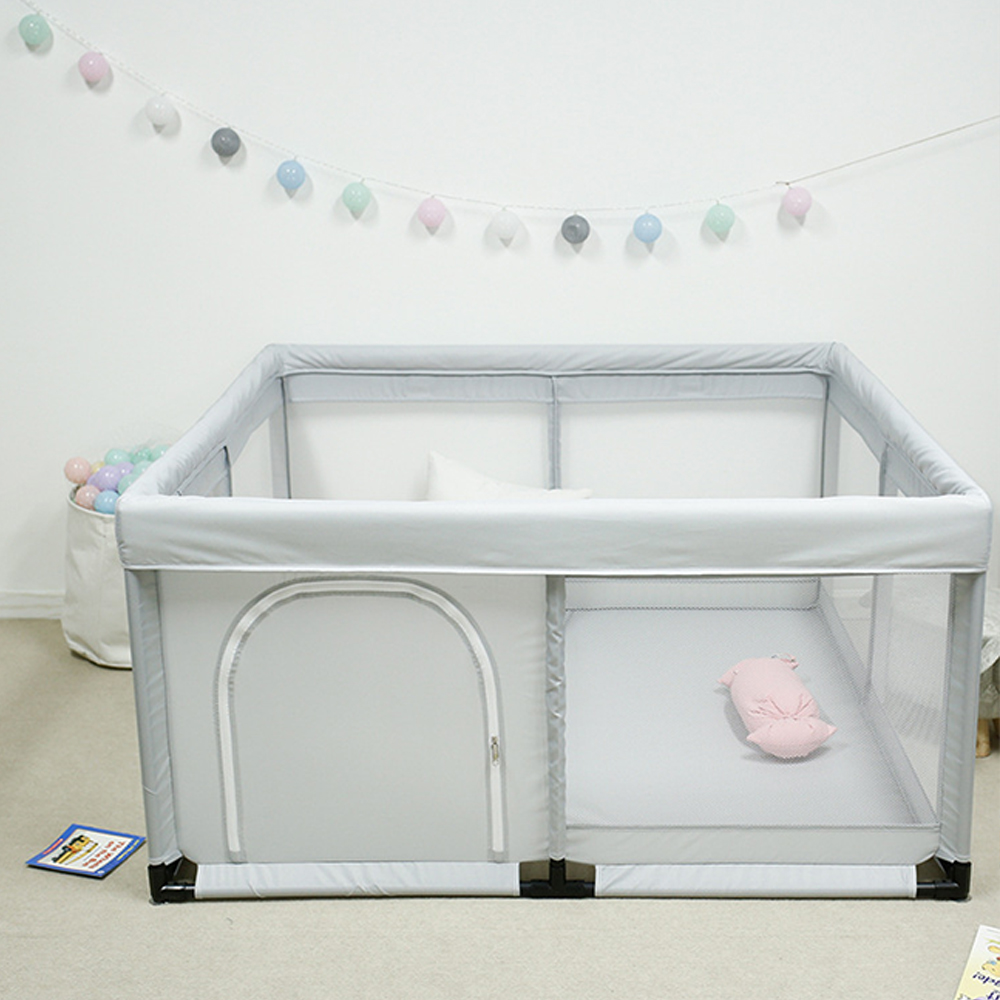 High quality Folding Gray Portable Kids Playpen st