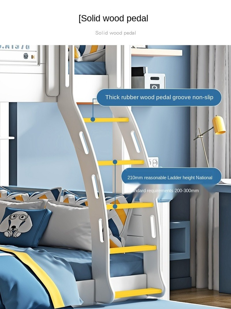 boys mother bed slide up and down the American mother and child bed teen high and low bunk Children'