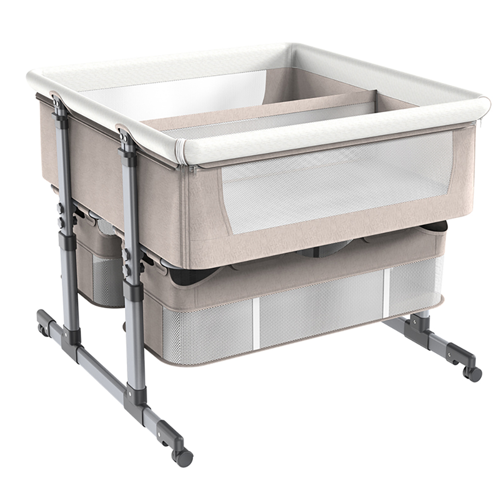Wholesale High Quality Twin Baby Crib Bed Portable