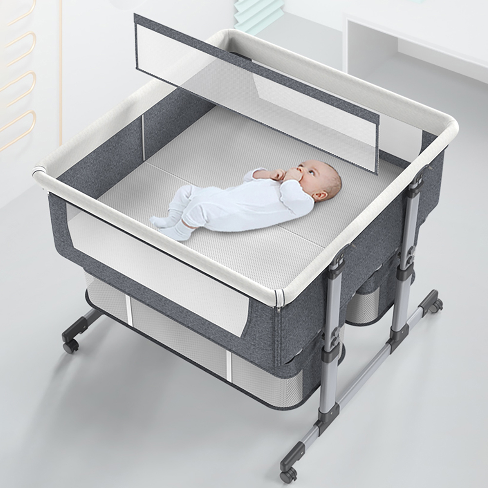 Wholesale High Quality Twin Baby Crib Bed Portable