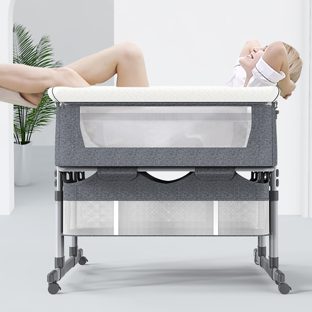 Wholesale High Quality Twin Baby Crib Bed Portable