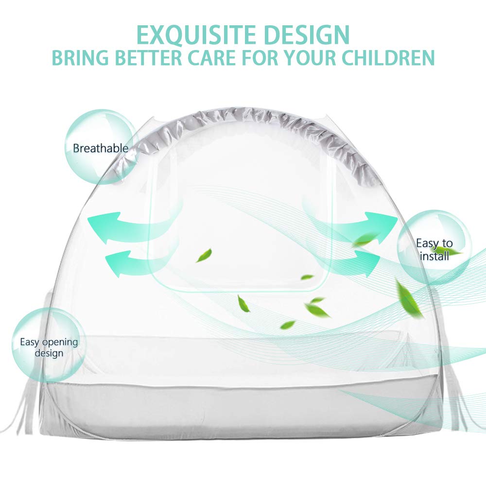 Hot Sale Baby Crib Safety Mesh Cover Toddler Porta