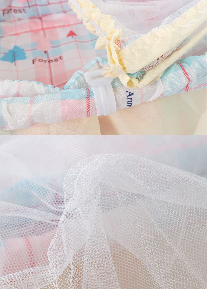 Foldable mosquito net baby crib with mosquito net 