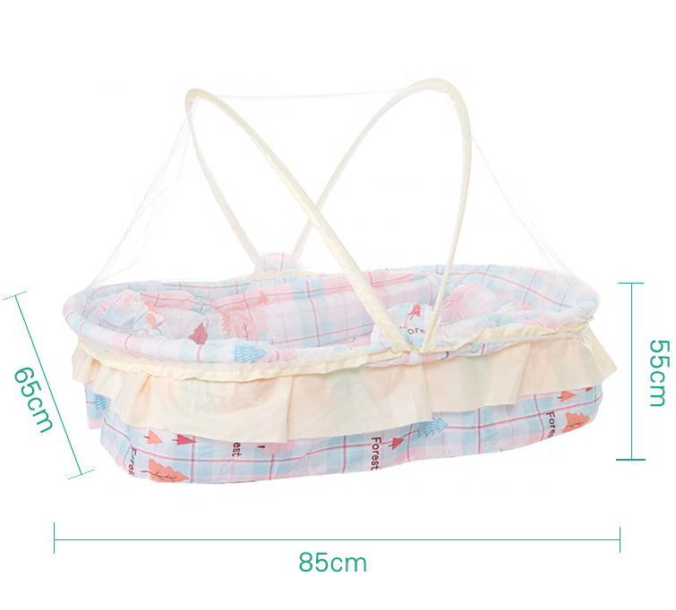 Foldable mosquito net baby crib with mosquito net 