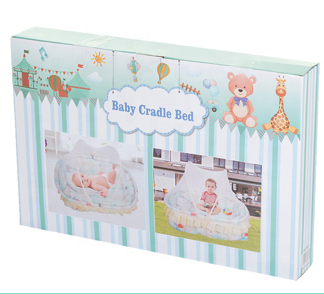 Foldable mosquito net baby crib with mosquito net 