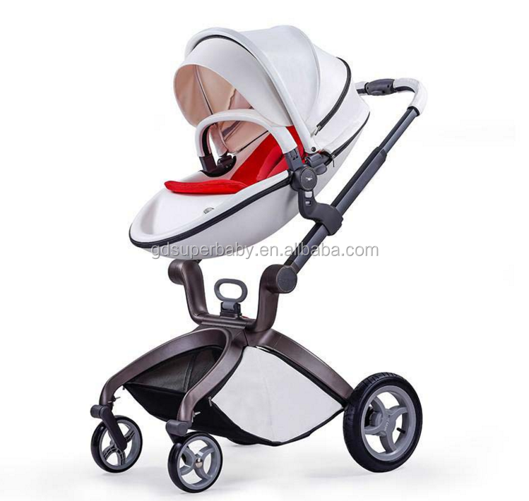 HOT MOM High Landscape Baby Stroller 2in1 3in1 Easy Folding Portable Baby Walker 360 Universal Wheel