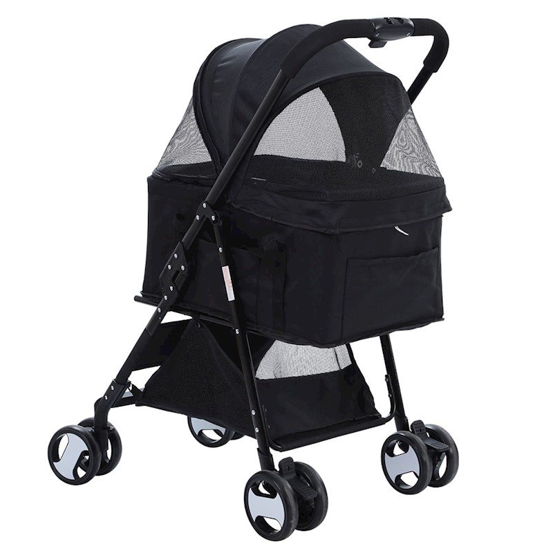 Buy Baby Stroller Hot Sell New Leather Baby Carriage Model 3 in 1 Pink Space Black Business White Ki
