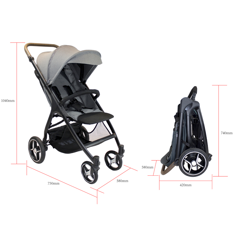 EN1888 approved 3 in 1 trolleys for babies