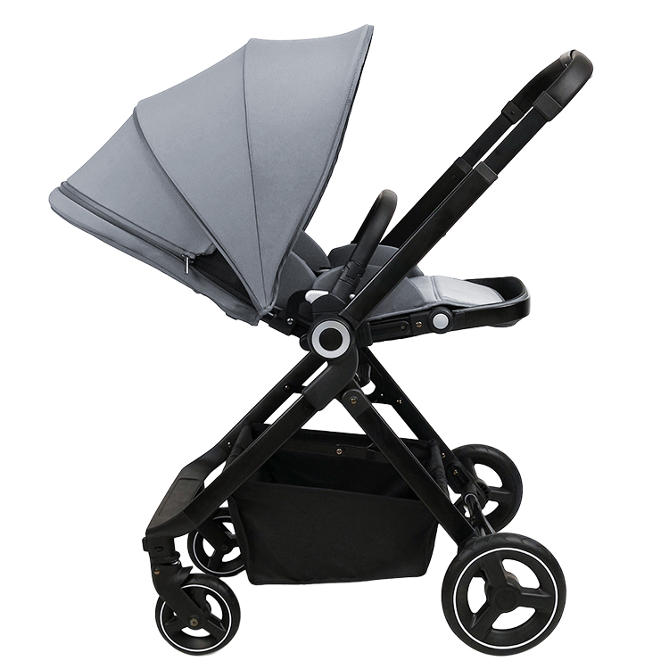 Aluminium frame baby stroller 3 in 1 baby buggy  luxury stroller for babies