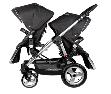 High end foldable aluminum luxury hot mom twin prams double baby and stroller twin