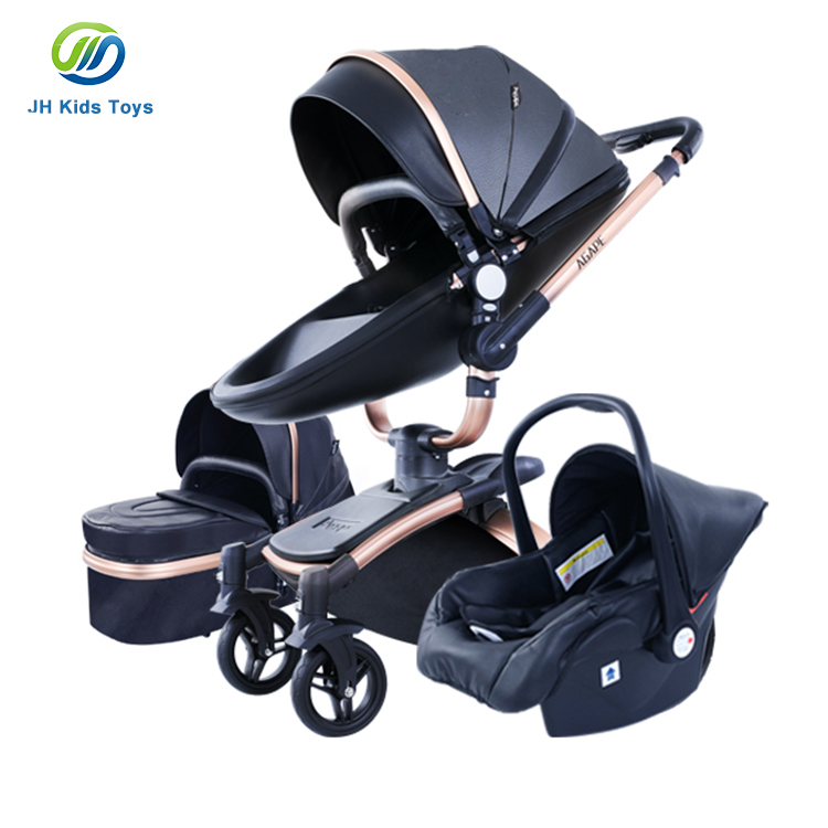 2019 high quality foldable baby carriage / high landscape mother baby stroller 3 in 1 China
