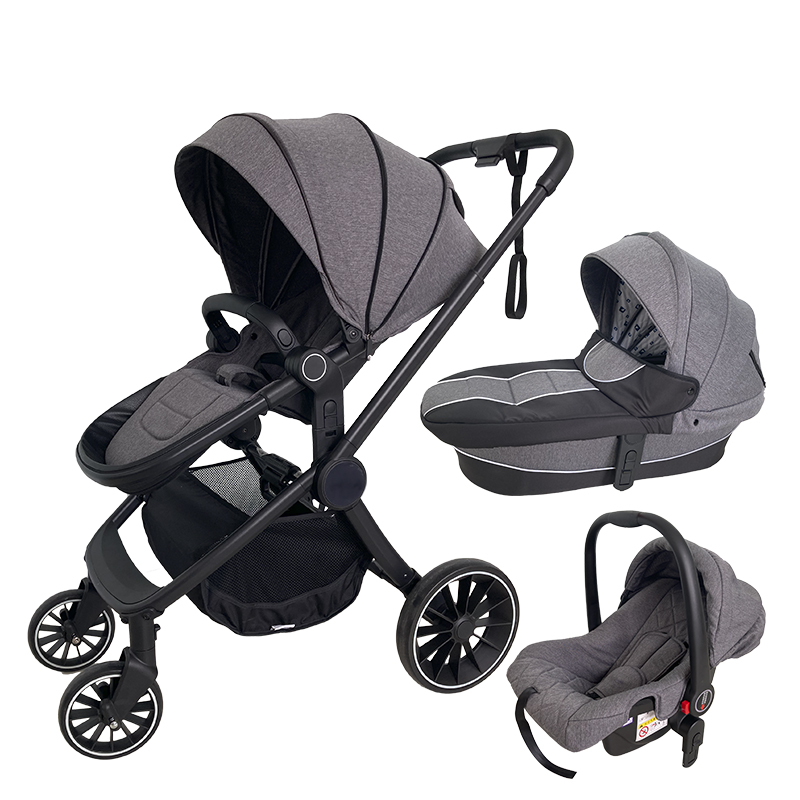 Amazon Top Seller Hi-tech Certified 3 in 1 Travel System Baby Pram Carriage Baby Fond Carrier Stroll