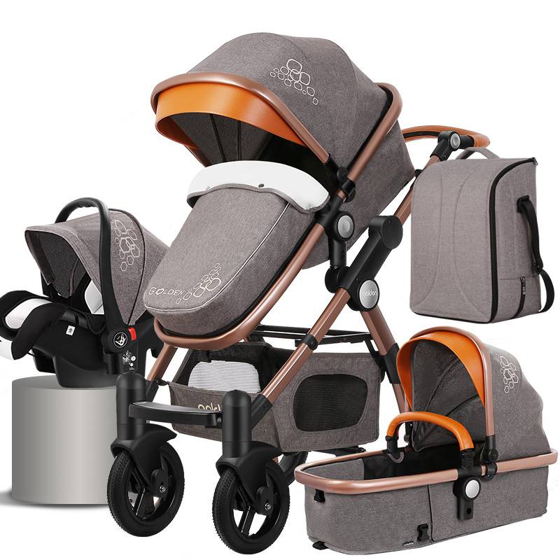 Two way push baby pram stroller rotation 360 degree baby carries carriage
