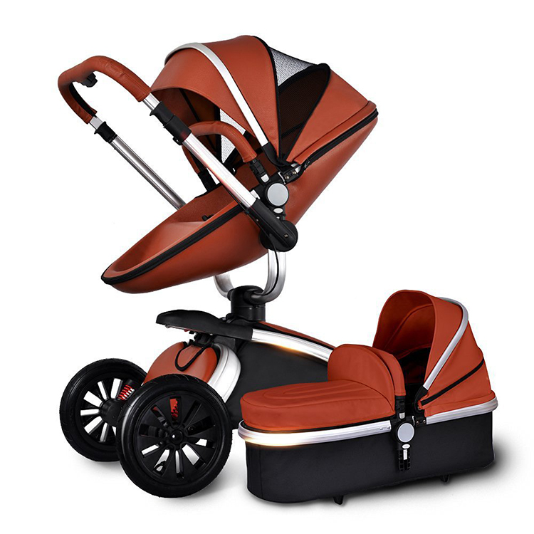 Hot Sell Aulon 3 in 1 Baby Stroller Poland cheap 4 wheels baby buggy online