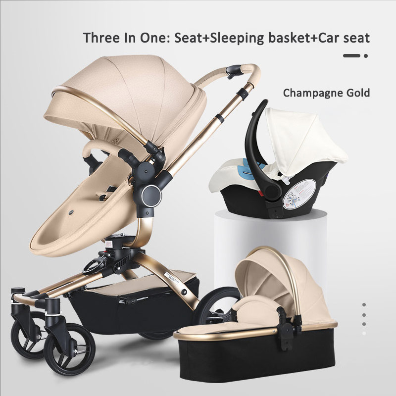 JXB Christmas Baby Stroller 2021 Newest Popular 360 Degree 3-1 Baby Pram