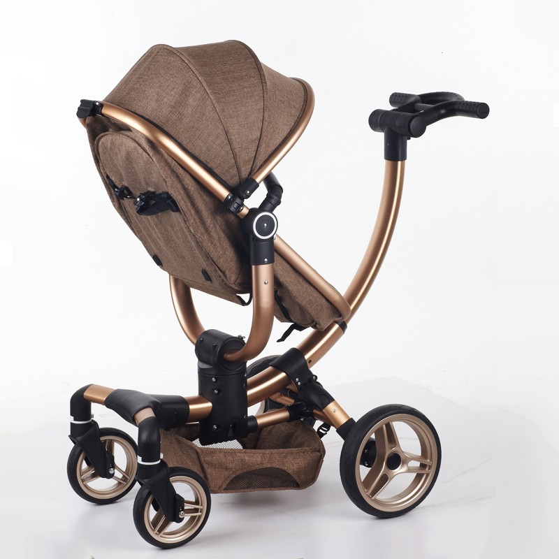 2021 Aluminum Luxury Travel System en1888 High Quality 360 degree Swivel Baby Stroller 2 In 1 Pram T