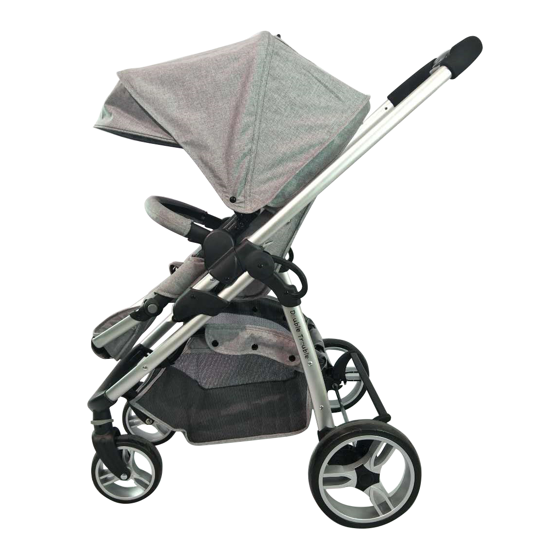 aluminum lightweight portable one hand folding convenience newborn and toddler single baby carriage 