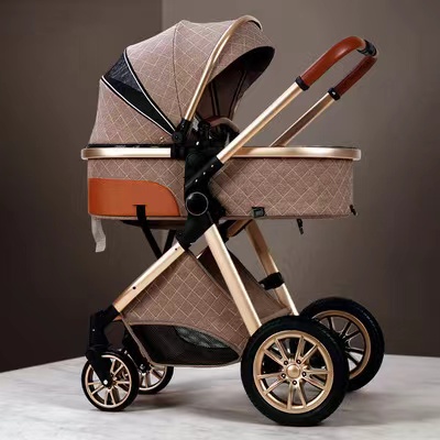 Baby Stroller for Newborn and Toddler Convertible Bassinet Stroller Compact Single Baby Carriage Tod