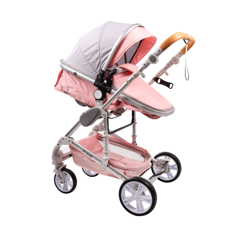 Multifunctional Luxury Baby Stroller 3 In 1 Shock Absorber High Landscape Folding Baby Strollers
