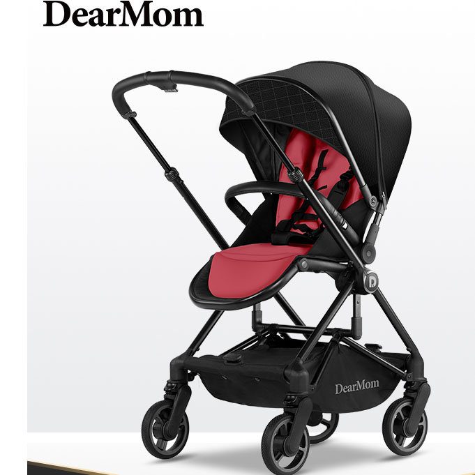 portable mother two way folding one-piece cast aluminum frame baby stroller cart