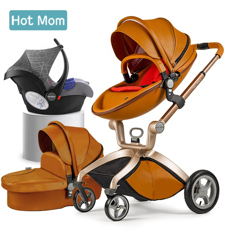 Free Shipping 2021 China Hot Mom Manufacturer Eco-friendly Folding Baby Stroller Aluminum Alloy Carr