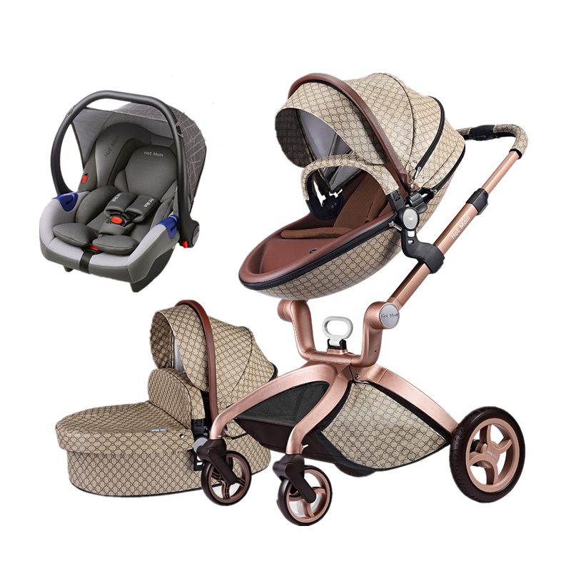 Free Shipping 2021 China Hot Mom Manufacturer Eco-friendly Folding Baby Stroller Aluminum Alloy Carr