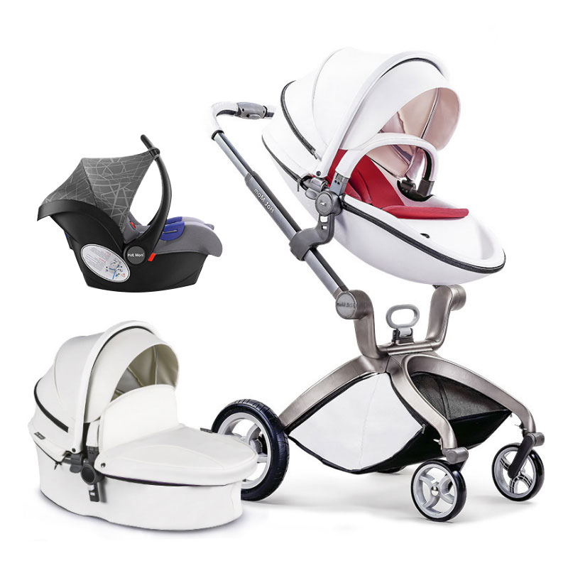 High fashion multifunction high landscape foldable new hot mom 3 in 1 luxury baby stroller for baby