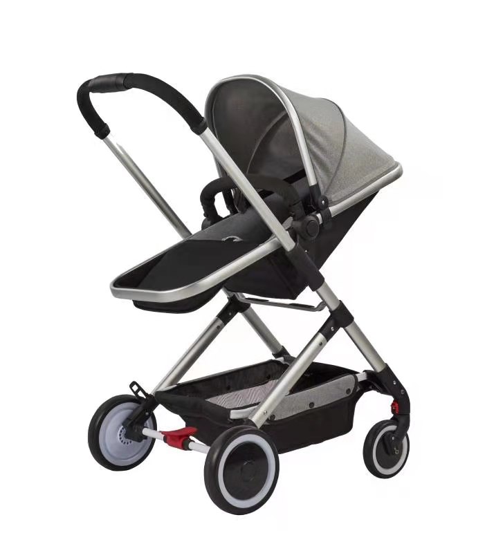 2 in 1 Luxury Baby Stroller With Separate Carrycot Baby Carriage High-landscape baby Pram
