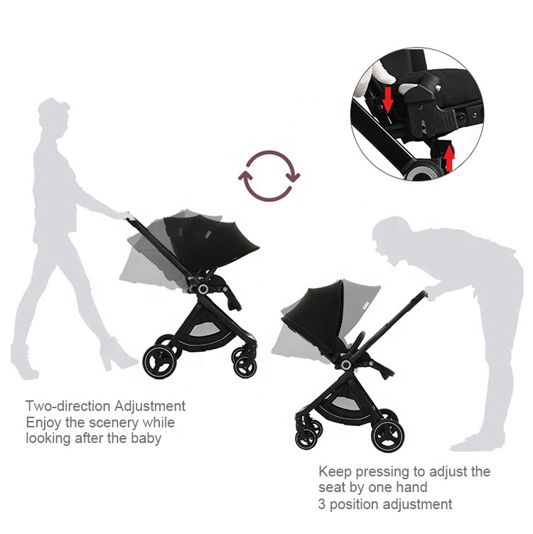Aluminum Babies Sleeping Stroller Wholesale Baby Stroller Luxury Baby Prams