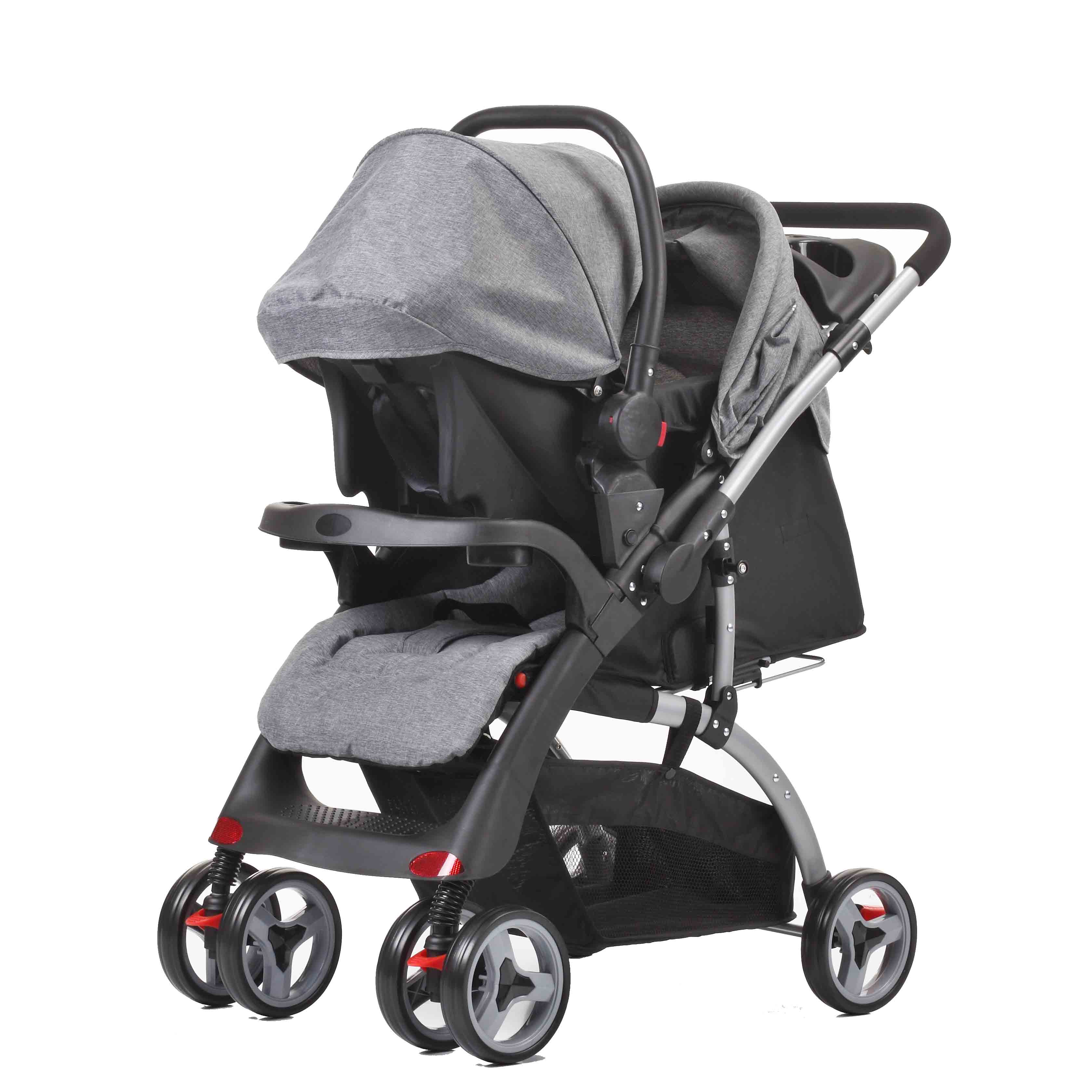 Multifunction Light Weight Baby Stroller 3 In 1 Baby Carriage Comfortable