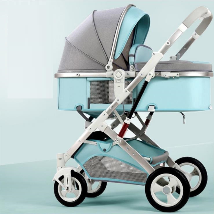 Multifunctional Adjustable Foldable Portable Bidirectional Damping Luxury Baby Stroller High Landsca