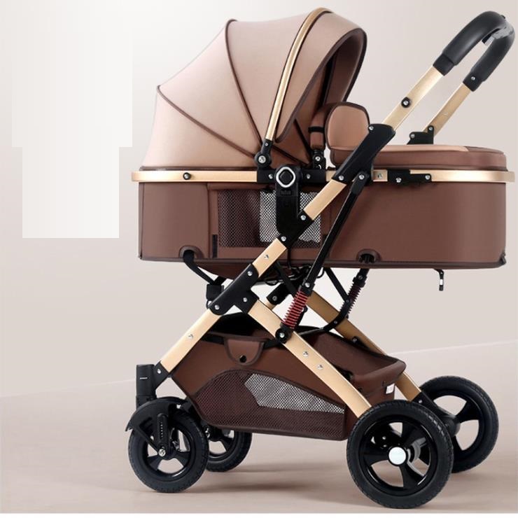 Multifunctional Adjustable Foldable Portable Bidirectional Damping Luxury Baby Stroller High Landsca