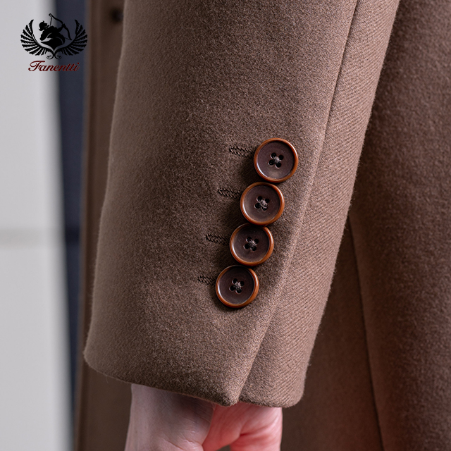 Ready to Ship High Grade Overcoat For Men Slim Fit Long Wool Coat Factory Wholesale Warm Trench Coat