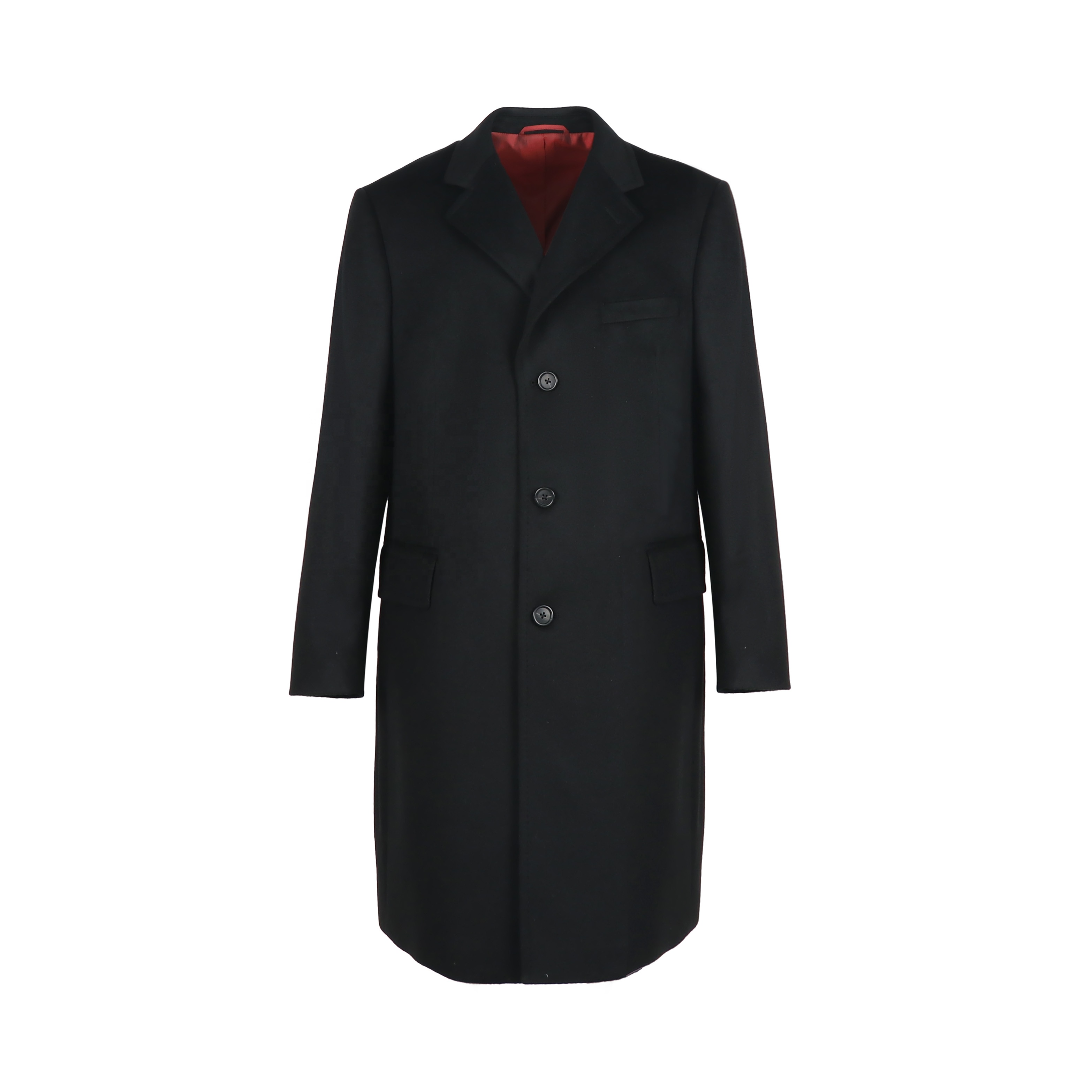 2022 Winter single Breasted  100% men's cashmere coat Warm Wool Formal Men Coat Long Cashmere Wool C