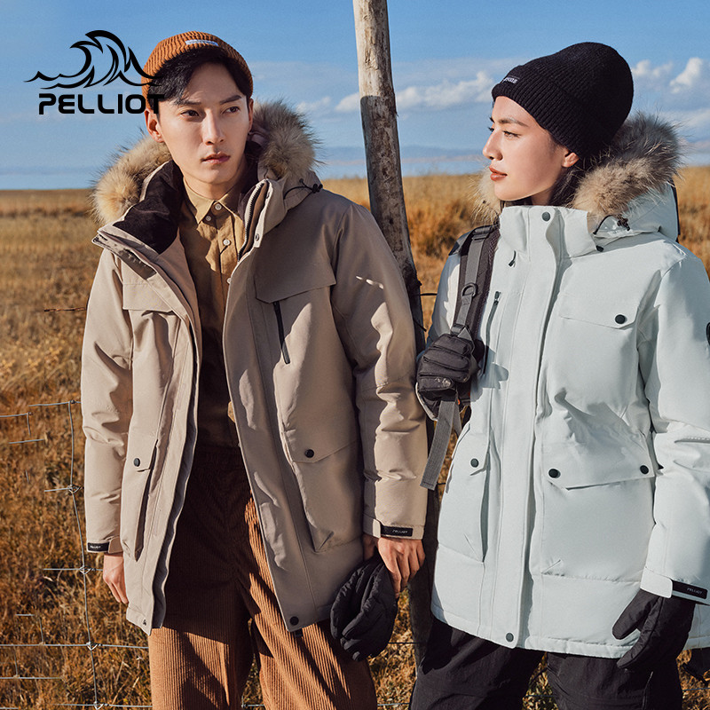 Custom Parker Overcoat Mens white goose Down Water Proof Men Puffer waterproof Down parka Jacket