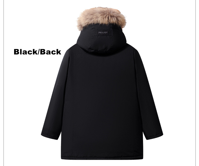 Custom Parker Overcoat Mens white goose Down Water Proof Men Puffer waterproof Down parka Jacket