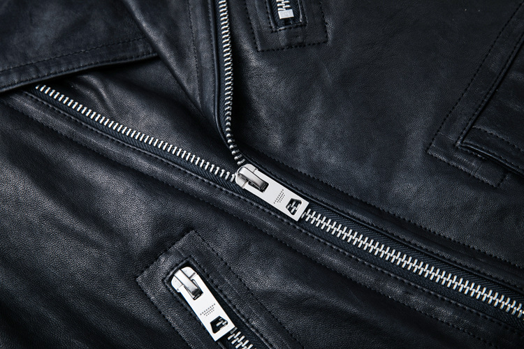 PDEP 2021 plus size 4XL black genuine leather jacket for men basic winter leather jacket coat windpr