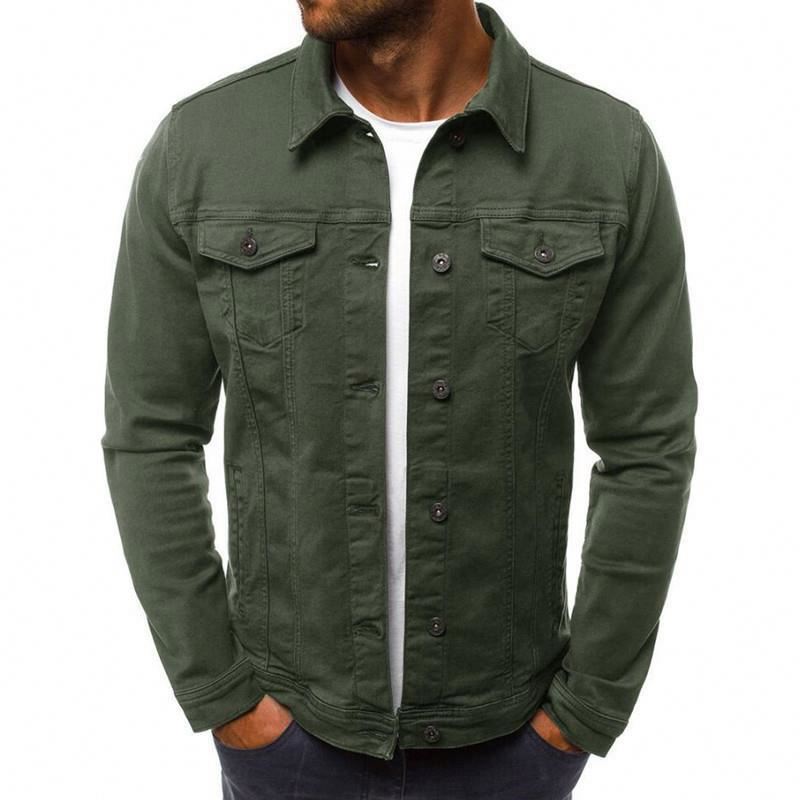 hot Wholesale custom LOGO XL jacket white gray men's jeans jacket wholesale men's windbreaker jacket