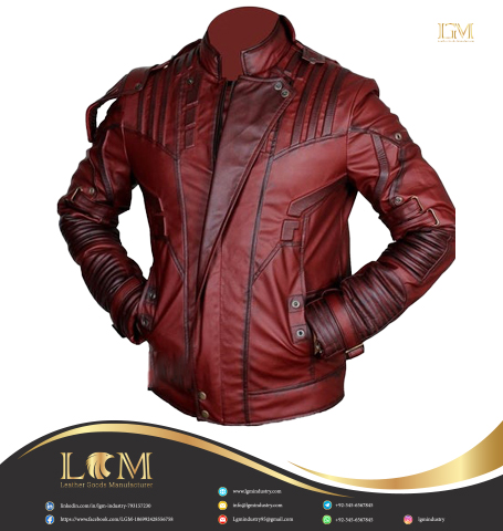 TV- Series Stylish Jacket for Men's |Motorbike Black Leather Jacket Chris Pratt celebrity Leather Ja